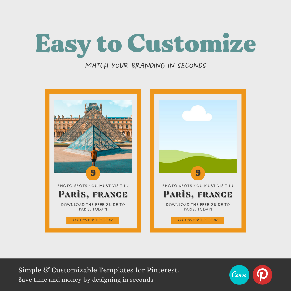 20 Plug & Play Pin Templates for Travel Bloggers