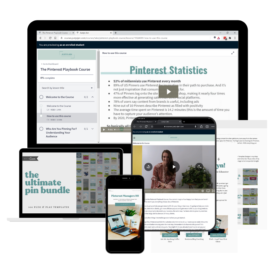 The Pinterest Playbook Course