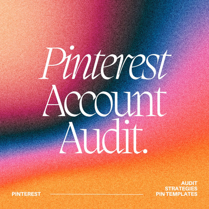 Pinterest Account Audit