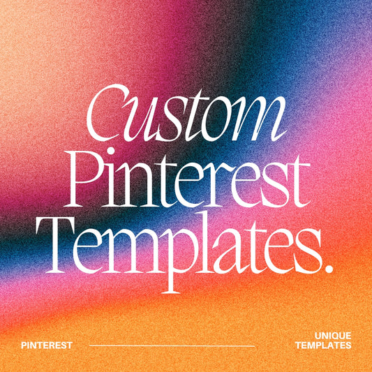 Custom Pinterest Templates for your Business